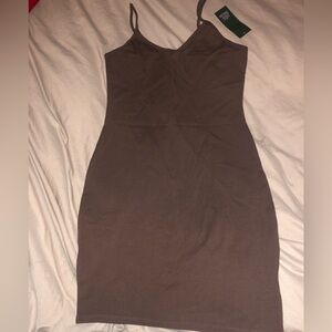 Wild Fable Brown Midi Dress